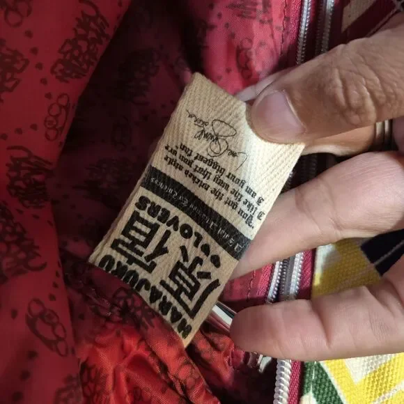 Y2K Harajuku Lovers Gwen Stefani Fatal Attraction To Cuteness Purse Bag Canvas - Picture 12 of 14